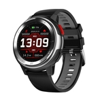 Tela DT68 relógio inteligente Pulseira Rodada de Fitness Rastreador PPG + ECG Heart Rate Monitoramento Smartwatch
