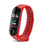 Tela M3 Homens inteligente Pulseira Cor inteligente Banda IP67 Pressão Arterial Waterproof Heart Rate Atividade de Fitness