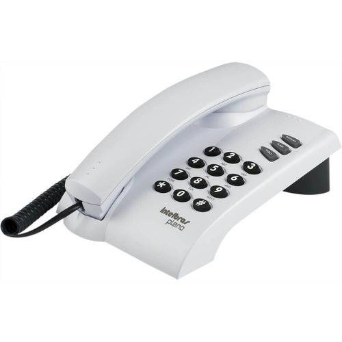 Telefone com Fio Intelbras 4080055 Pleno Cinza Artico