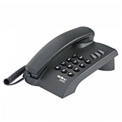 Telefone com Fio Intelbras PLENO Preto