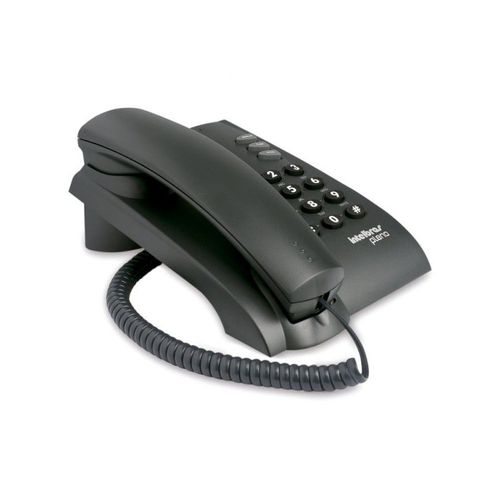 Telefone com Fio Intelbras Pleno Preto