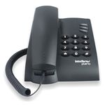 Telefone com Fio Pleno Intelbras ( Preto ) com Chave