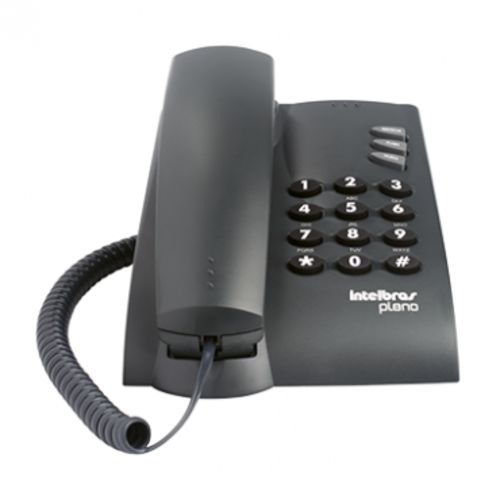 Telefone com Fio Pleno Preto - Intelbras