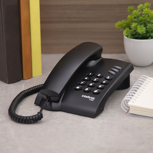 Telefone com Fio Pleno Preto - Intelbras