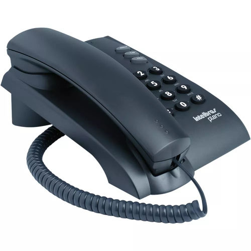 Telefone com Fio Pleno Preto Intelbras