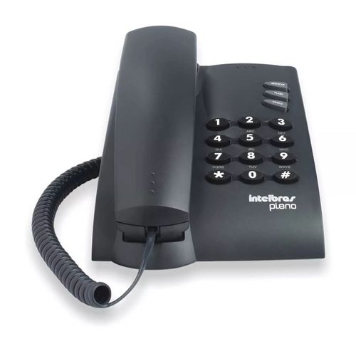 Telefone com Fio Pleno Preto Intelbras