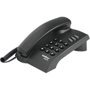 Telefone com Fio Pleno Preto