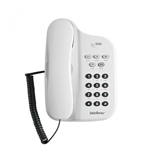 Telefone de Mesa TC500 Branco - Intelbras