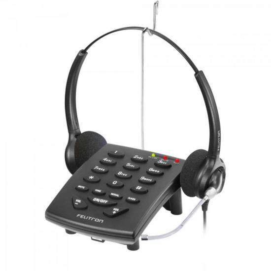 Telefone Headset S8010 S8010 BLACK VG FELITRON