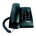 Telefone Intelbras Pleno Preto Sem Chave com Fio 4080051