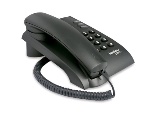 Telefone Pleno com Chave Preto - Intelbras