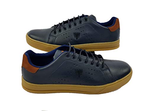 Tenis Cavalera Masculino Couro Azul