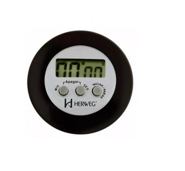 Timer Digital Cronômetro Regressivo Herweg 3308 - ( Preto )