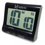 Timer Herweg 3307 Contagem Regressiva Alarme Sonoro Preto