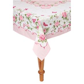 Toalha de Mesa Lepper Retangular 140x220cm - ROSA