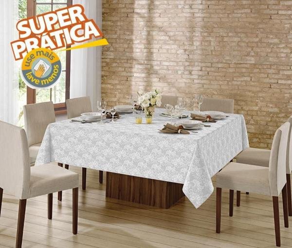 Toalha de Mesa Retangular 6 Lugares Lepper