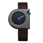 TOMI Moda Casual 's Men Projeto retro Irregular Bussines Leather Watch Band