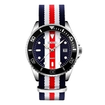Top estilo Britânico Nylon Relógio de luxo relógios unisex Masculino Casuais Relógio de Quartzo Cinta de Tecido Militar Do Exército mulher Esporte Relógio de Pulso Relogio