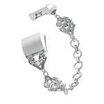 Top Marca de luxo pulseira relógio banda para Fit mordeu aço inoxidável Vestido carga 2 Crystal Fashion Diamante Wrist Straps pulseira