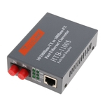 Transceptor Externo Da Fibra Do único Modo Do Conversor Dos Meios Dos Ethernet De 100 Mbps