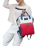  Travel Bag Mulher Multifuncional Backpack Pure Color Casual