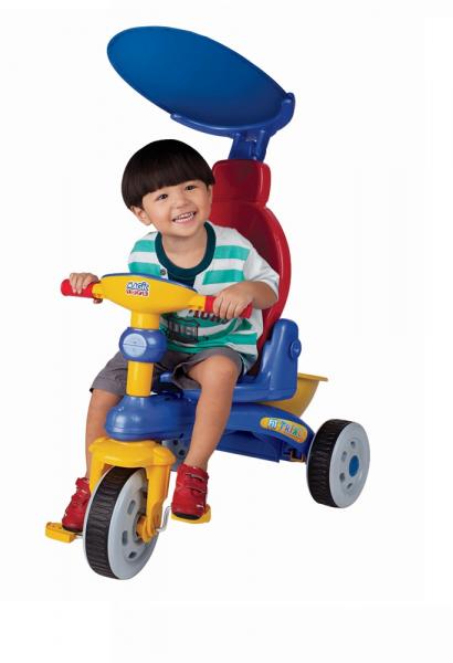 Triciclo Infantil Fit Trike Azul Sem Estofado - Magic Toys