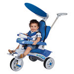 Triciclo Pedal Super Trike Azul C/ Empurrador 3320 Magic Toys