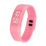 TS Ajustável LED Watch Sports Digital-relógio Presentes Silicone relógio de pulso para Homem Mulher