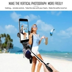 TS  XT09 tripé extensível rotação de 360 ¿¿° Temporizador Bluetooth selfie vara Monopod dobrável ao vivo XT10 Móvel Suporte do telefone