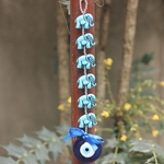 Turco Forma Blue Elephant Eye Wall Hanging Pingente Início Car Decor para Blessing Festivo Presente