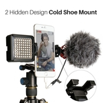 Redbey Ulanzi metal Vertical 360 Rotação Photograp dobrável Clipe Phone Holder