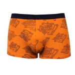 Underwear homens Rose Flower Impressão Boxer Shorts Elastic