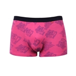 Underwear homens Rose Flower Impressão Boxer Shorts Elastic