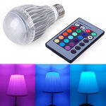 Único Moda 16 LED cor mutável Spotlight bulbo do Natal Decor lâmpada de luz com controle remoto