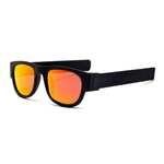 Único polarizados Folding óculos de sol Dazzle Cor Bracelet Outdoor Projeto Ciclismo Óculos