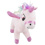 Unicornio de Pelucia Rosa para bebê 2 meses