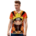 Unisex bonito do Anime japonês NARUTO digital impressa