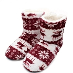 Unisex Chinelo Elk Natal Inverno Sapatos de interior Quente Contton Slipper Plush Pantufa