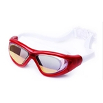 Unisex Electroplated Goggles HD impermeável Óculos Mergulho Piscina à prova de nevoeiro Redbey
