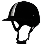 Unisex Equestre Capacete preto equitação capacete respirável Inverno equitação Harness