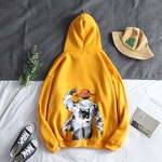 Unisex Loose Hoodie Sweatshirt Printing Pirate Boy Fashion Streetwear Hip Hop Pullover