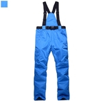 Calças snowboard quente e impermeável Unisex Outdoor Sports Suspenders Calças à prova de vento