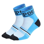 Unisex Professional respirável Ciclismo Socks Casual