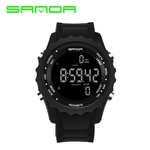 Unisex Sports Watches Quartz Clock Military Waterproof Outdoor Pedometer