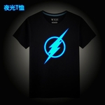 Unisex T-shirt legal Glow-in-the-dark Padrão Avenger Moda Casual de manga curta Tops