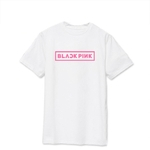 Unissex moda Letters BlackPink Impressão Casual T-shirt respirável