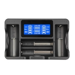 Universal Inteligente Carregador portátil Viagens LCD Inteligente de exibição carregador de bateria para Ni-MH Ni-Cd AA AAA Li-ion LiFePO4 IMR 18650 26650 16340 14500 RCR123