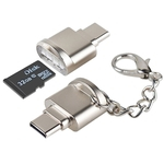 REM USB3.1 Card Reader Único TF alta velocidade TYPE-C para Huawei Sumsung Fitbit and accessories