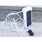USB 6LED Solar potência de carregamento bomba de oxigênio portátil para pesca Outdoor Fish Tank Lighting accessories