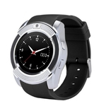 V8 Smart Wireless Watch Smartwatch Câmara de ecrã táctil com slot para cartão SIM